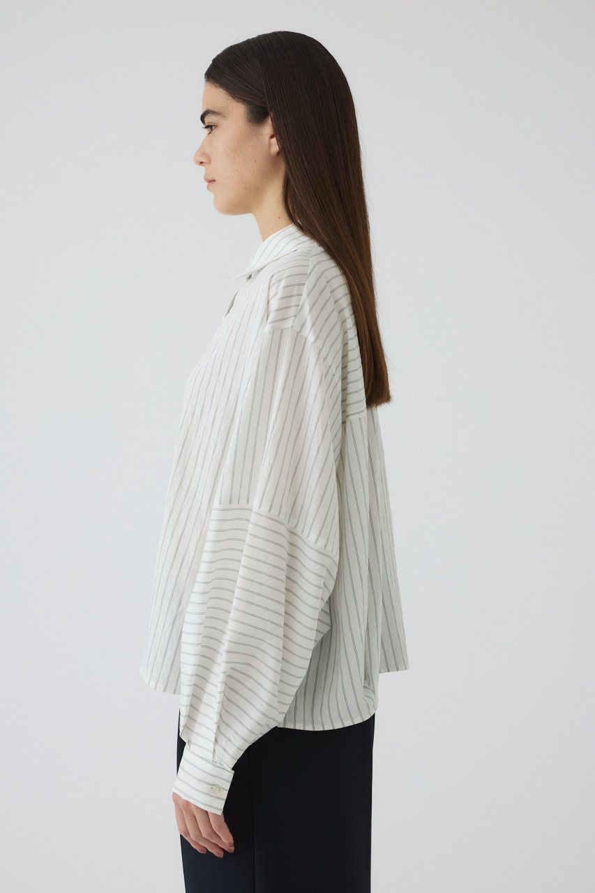 RIM.ARK(リムアーク)｜Stripe box SH/シャツ/アイボリー の通販