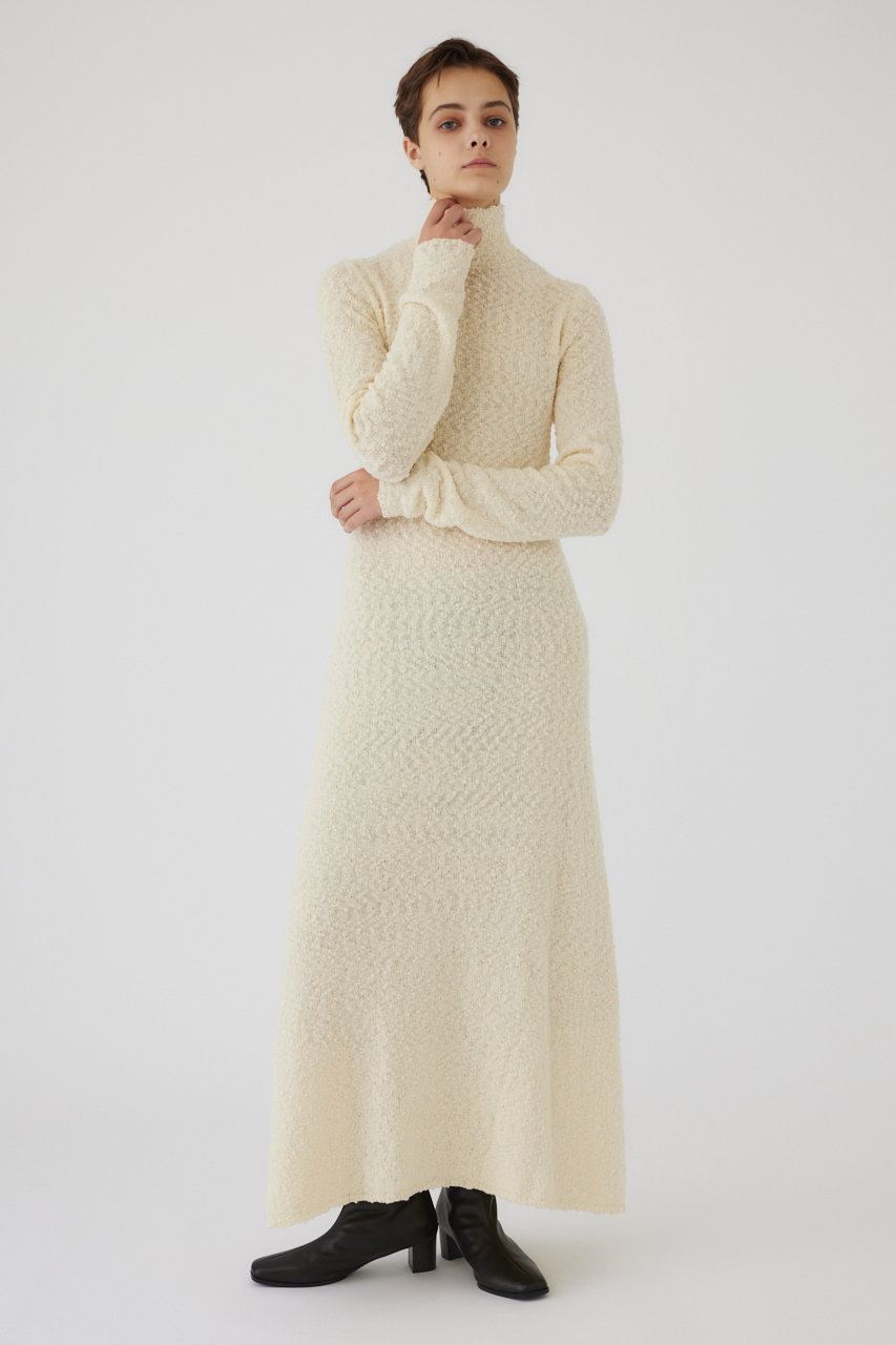 RIM.ARK(リムアーク)｜Loop yarn 2way OP/ワンピース/オフホワイト の