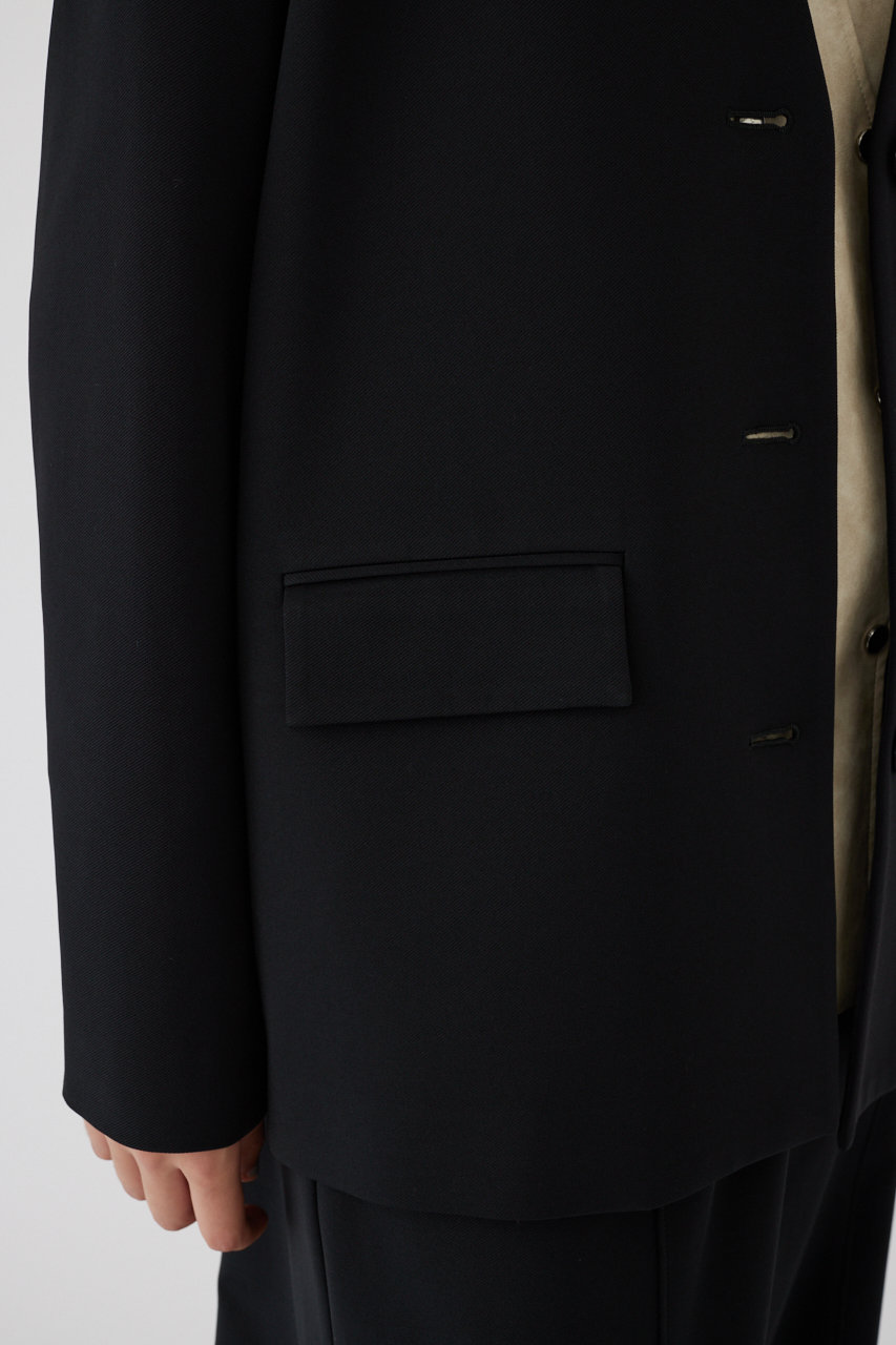 RIM.ARK Collarless padded JK BLK 36サイズ RIM.ARK(リムアーク)｜Collarless padded JK/ジャケット
