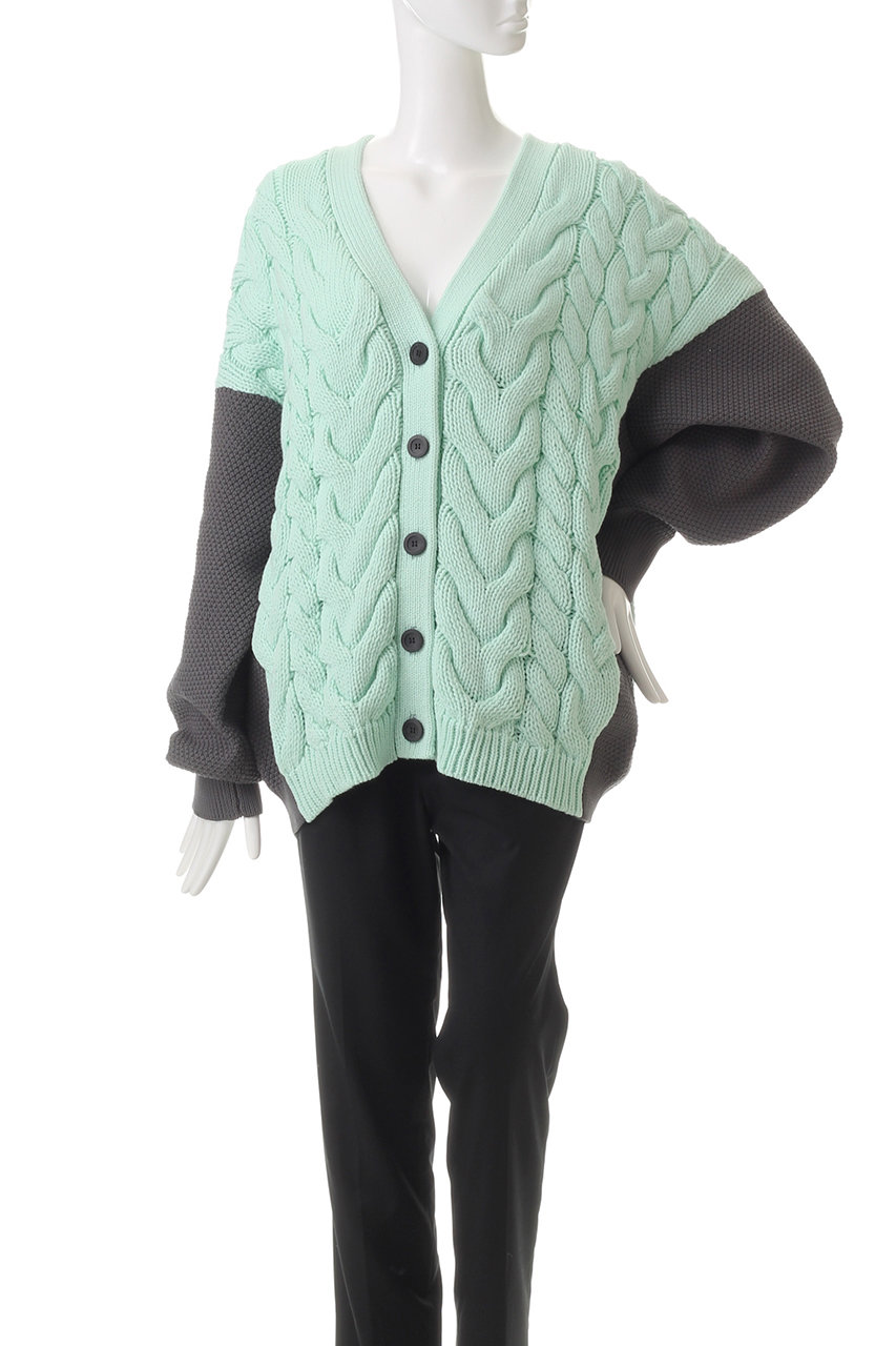 RIM.ARK | Pattern combination knit CD (CARDIGANS ) |RIM.ARK