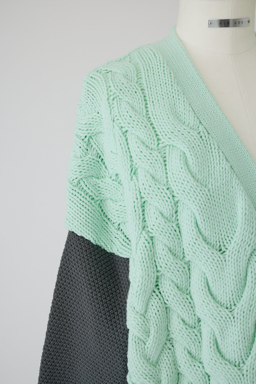 RIM.ARK(リムアーク)｜Pattern combination knit CD/ニット