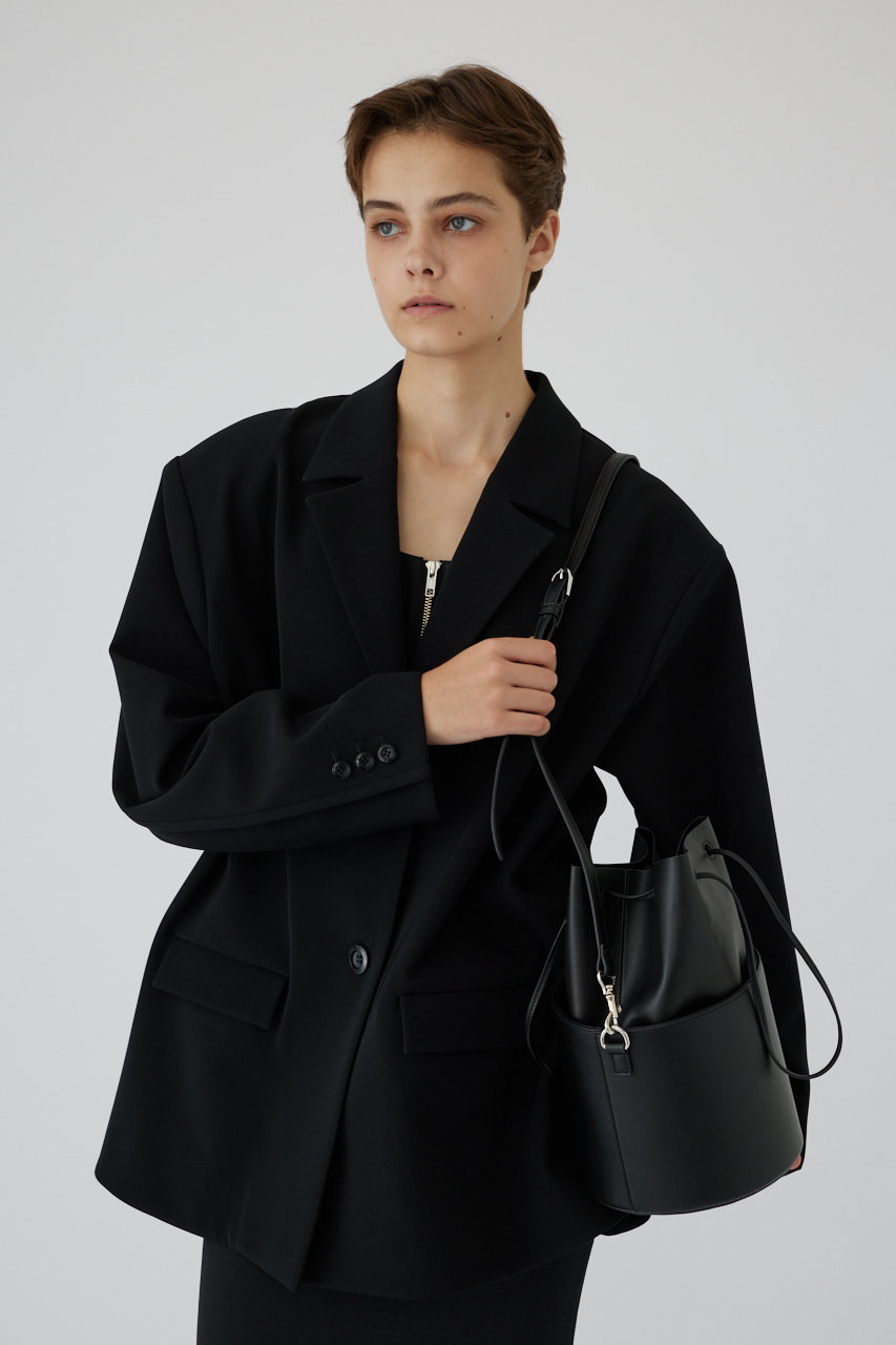 RIM.ARK(リムアーク)｜Combination bucket bag/バッグ/ブラック の通販