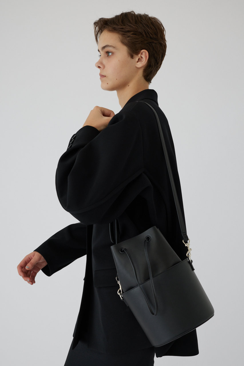 RIM.ARK(リムアーク)｜Combination bucket bag/バッグ/ブラック の通販
