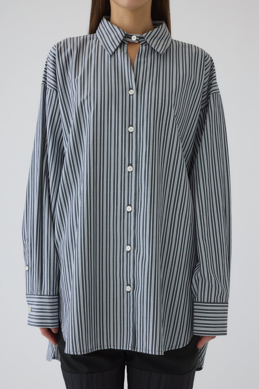 Back volume stripe SH/シャツ