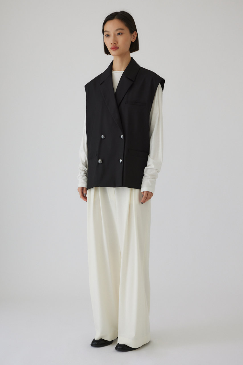 RIM.ARK(リムアーク)｜Preppy style vest/ベスト/ブラック の通販