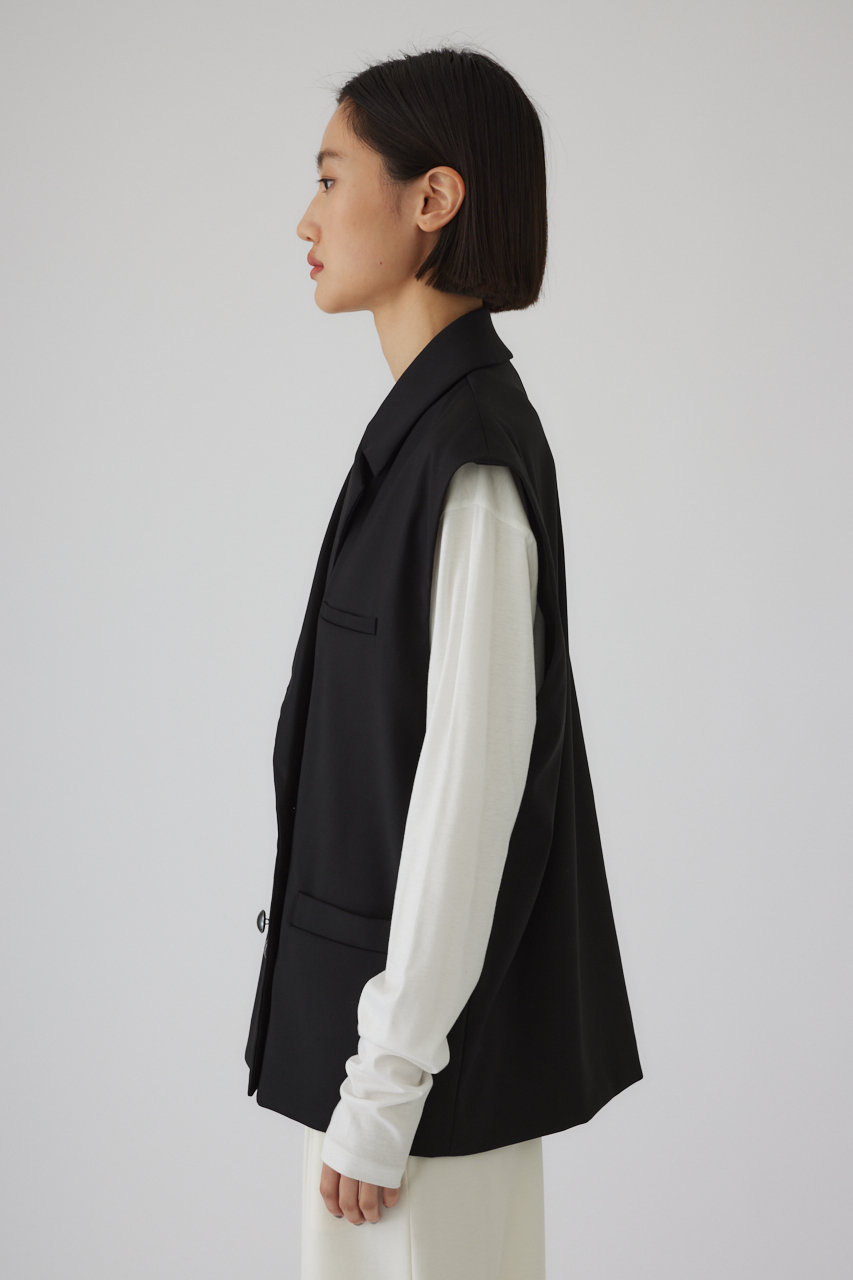 RIM.ARK(リムアーク)｜Preppy style vest/ベスト/ブラック の通販