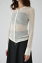 Sheer ribbed hoodie/フーディ リムアーク/RIM.ARK