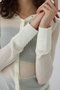 Sheer ribbed hoodie/フーディ リムアーク/RIM.ARK