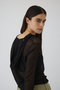 Sheer ribbed hoodie/フーディ リムアーク/RIM.ARK