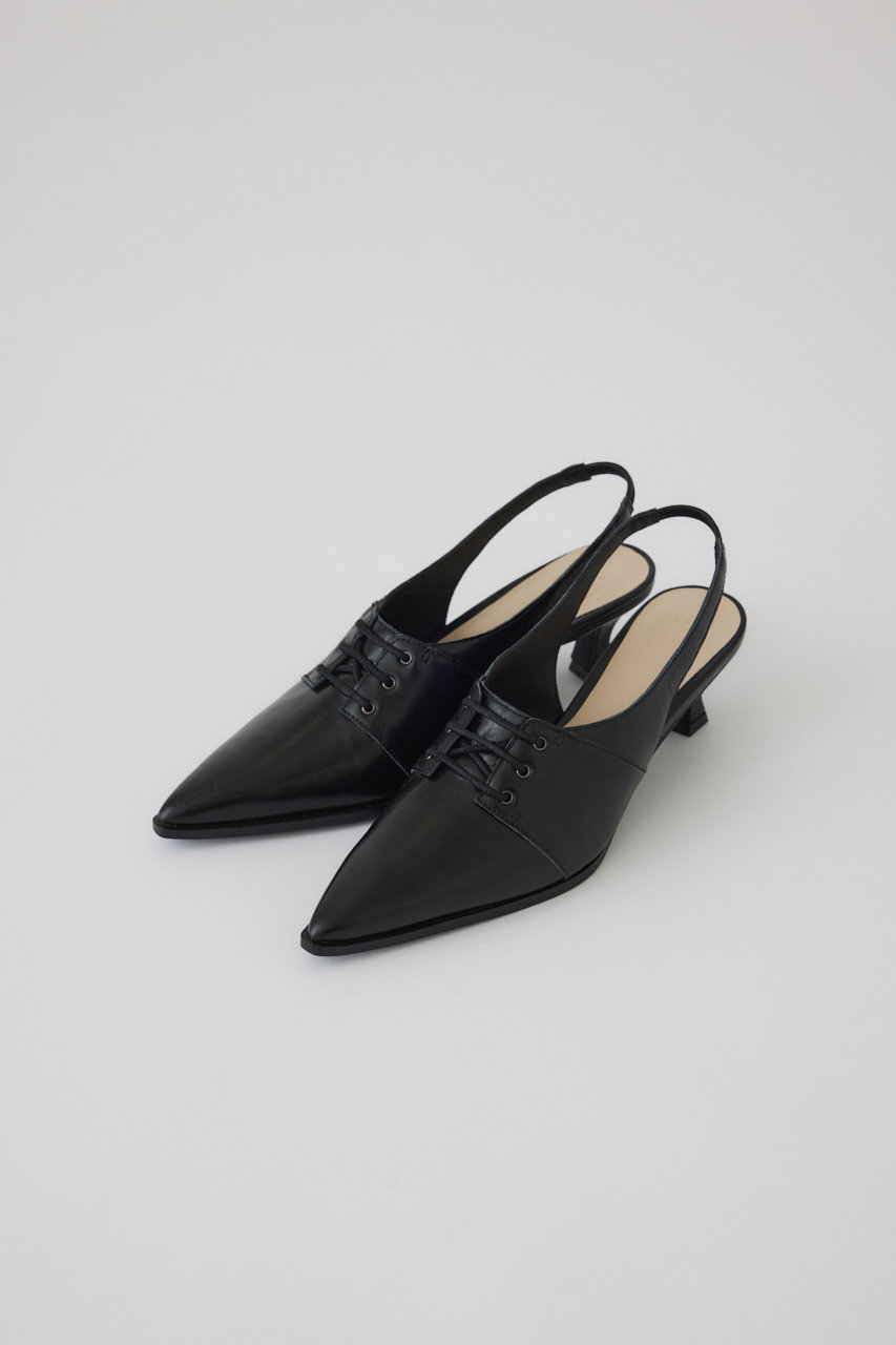 Edgy low heel shoes/シューズ