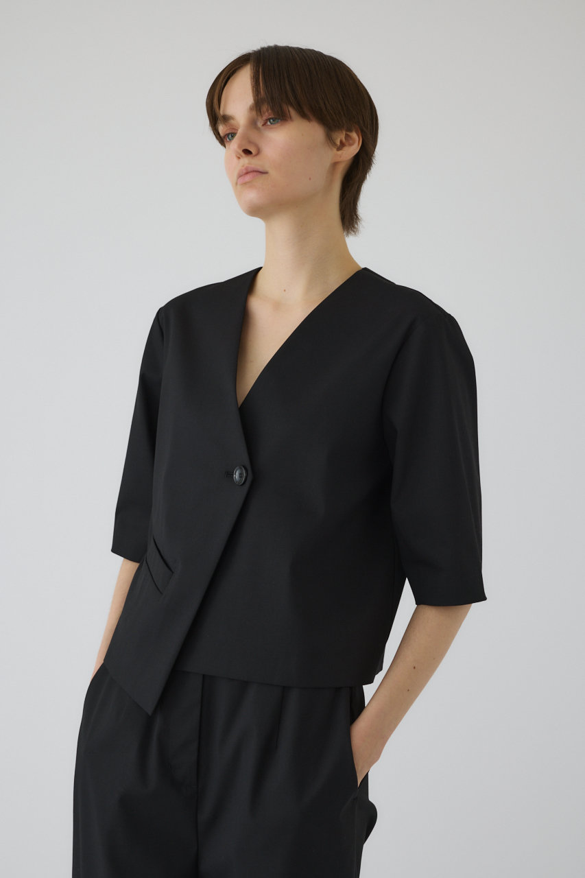 美品★RIM.ARK Different suit JK 36 RIM.ARK | Power shoulder noble OP (LONG DRESS ) |RIM.ARK