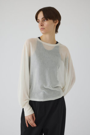 リムアーク/RIM.ARKのSheer dolman knit tops/ニット(110300/110301)