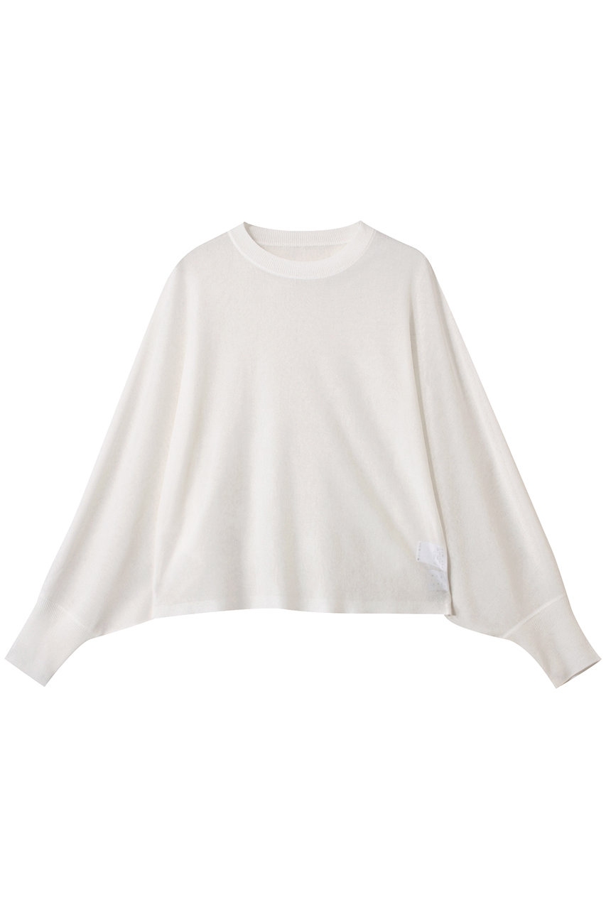 リムアーク/RIM.ARKのSheer dolman knit tops/ニット(ホワイト/460ISL70-0851)