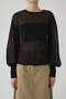 Sheer dolman knit tops/ニット リムアーク/RIM.ARK