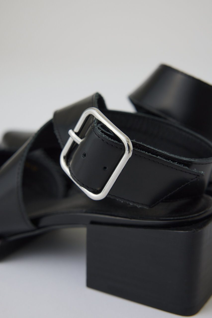 RIM.ARK ブラック サンダル 37サイズ RIM.ARK(リムアーク)｜Wing tip sandal/サンダル/ブラック の