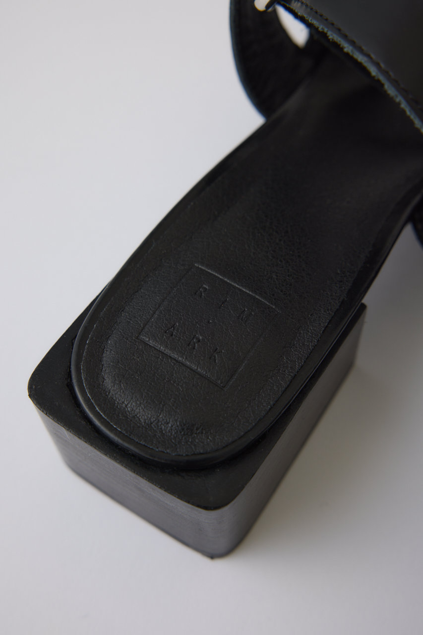 RIM.ARK(リムアーク)｜Wing tip sandal/サンダル/ブラック の