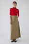 Chino cloth A-line SK/スカート リムアーク/RIM.ARK