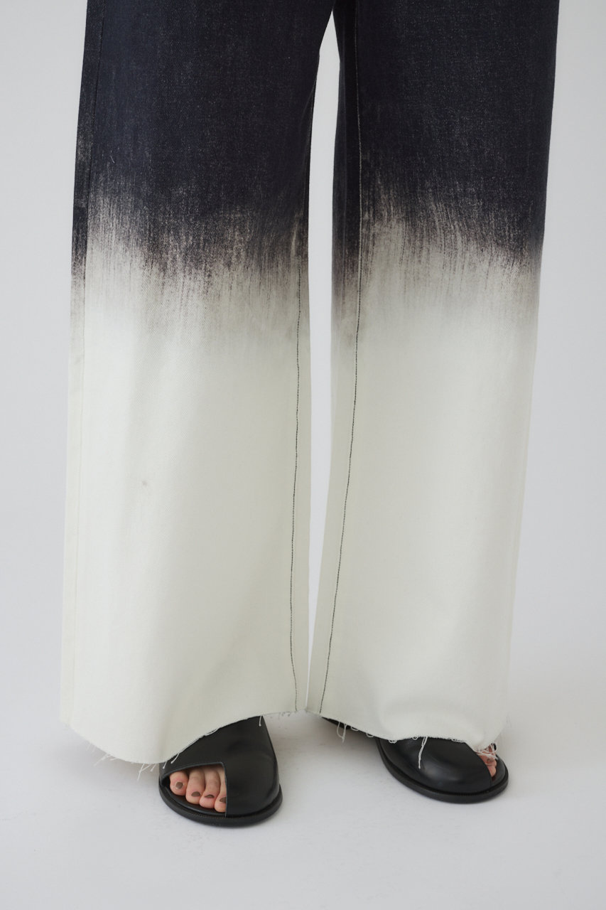 RIM.ARK(リムアーク)｜Gradation denim PT/パンツ/ブラック の通販