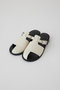 【予約販売】Thumb leather flat sandal/フラットサンダル リムアーク/RIM.ARK アイボリー