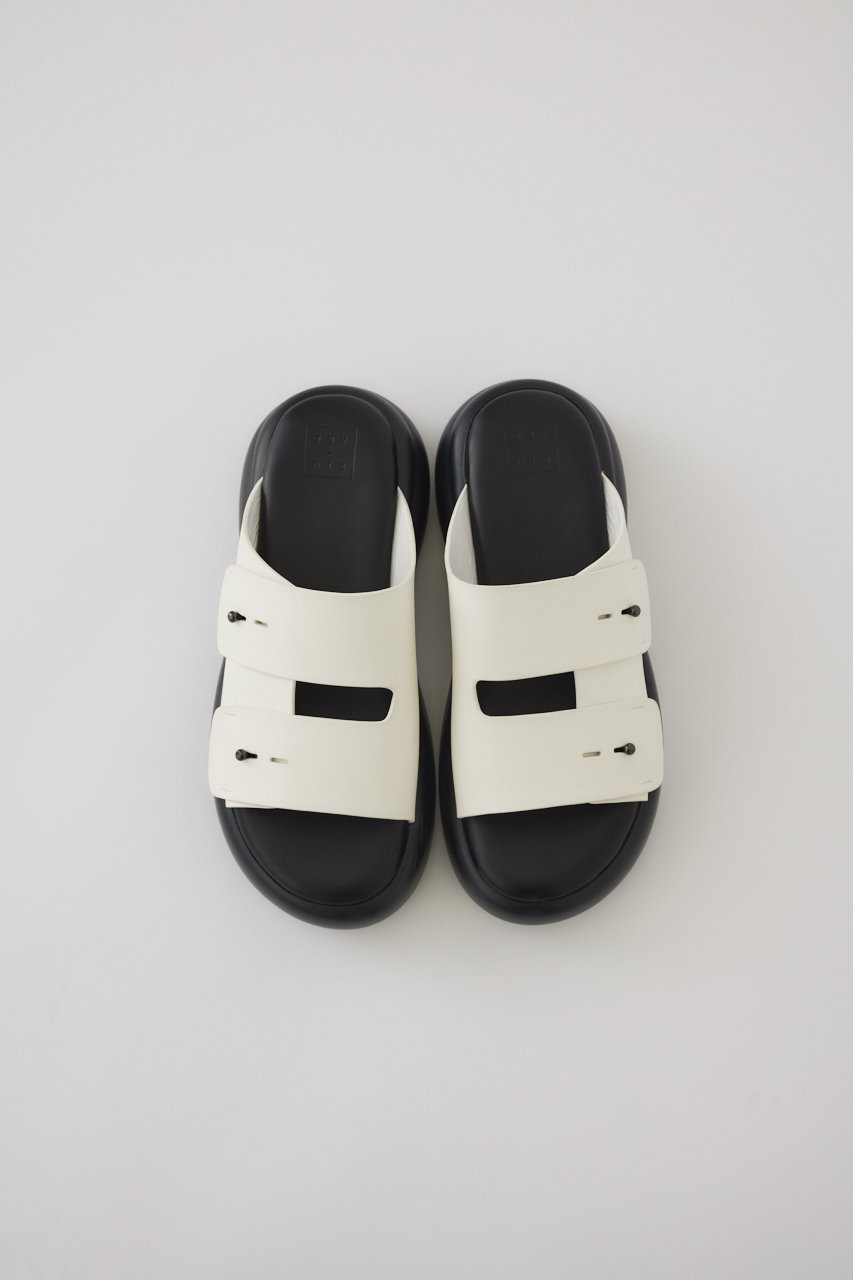 リムアーク/RIM.ARKの【予約販売】Volume sole sandal/サンダル(ホワイト/460ISN55-1821)