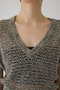 Summer knit v neck tops/ニット リムアーク/RIM.ARK