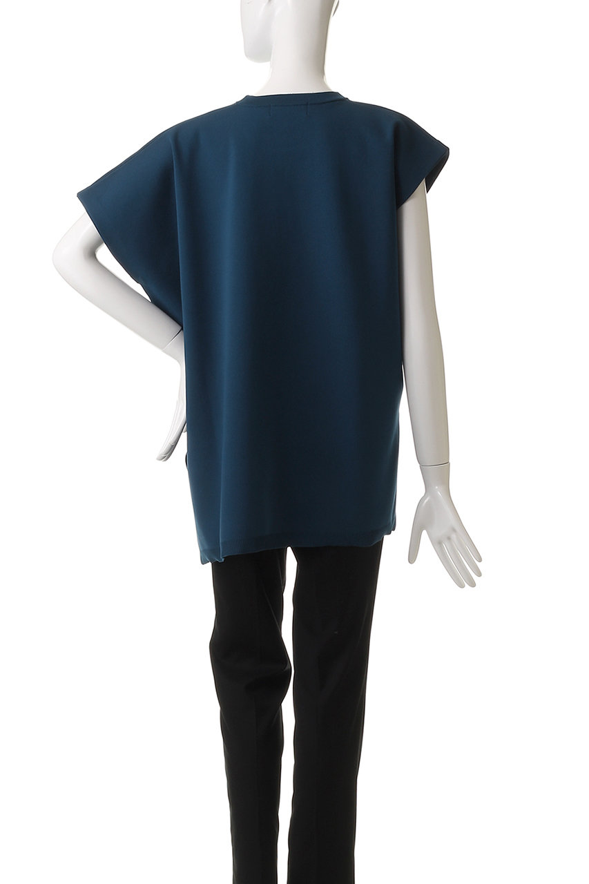 RIM.ARK(リムアーク)｜Asymmetry knit tops/ニット/ブラック の