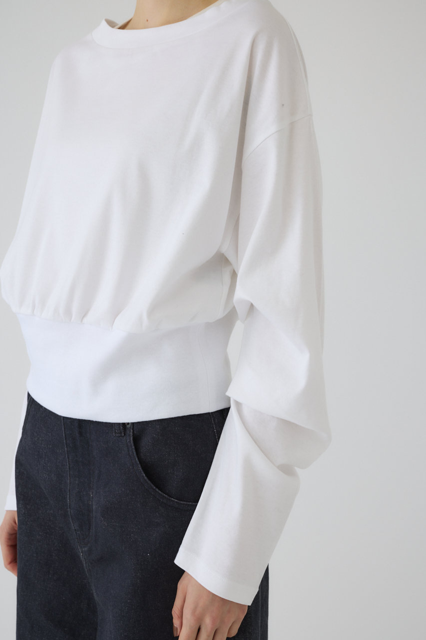 RIM.ARK ドルマンカットトップス　ホワイト RIM.ARK（リムアーク）の「Dolman cut tops ドルマンカット
