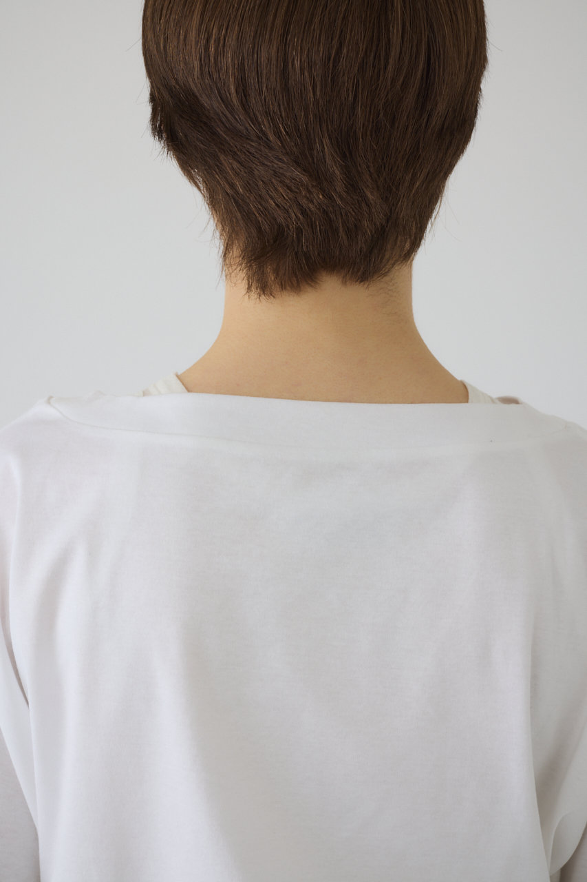 RIM.ARK(リムアーク)｜Sleeve tuck cut tops/カットソー
