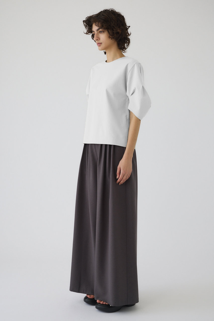 RIM.ARK(リムアーク)｜Tuck sleeve design cut tops/トップス