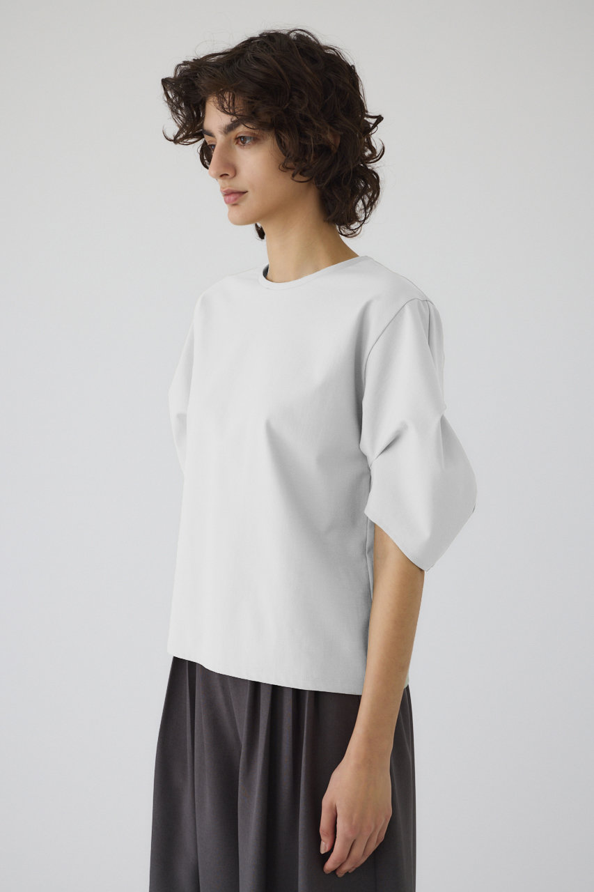 トップス RIM.ARK / Asymmetry tuck cut tops RIM.ARK | Asymmetry tuck cut tops (T-SHIRT(SHORT SLEEVE