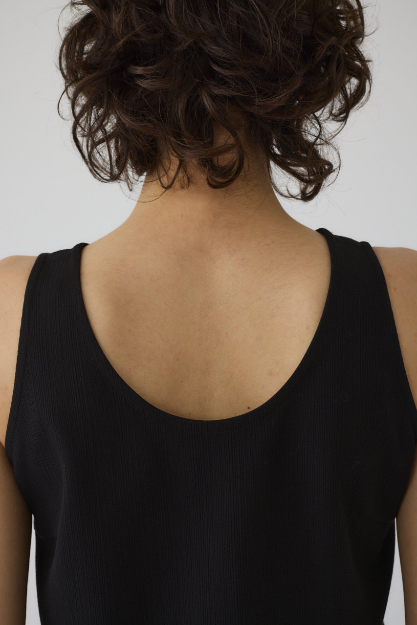 新品/RIM.ARK/Scoop 2way neckline tank/タンク Scoop 2way neckline tank スコープツーウェイネックライン