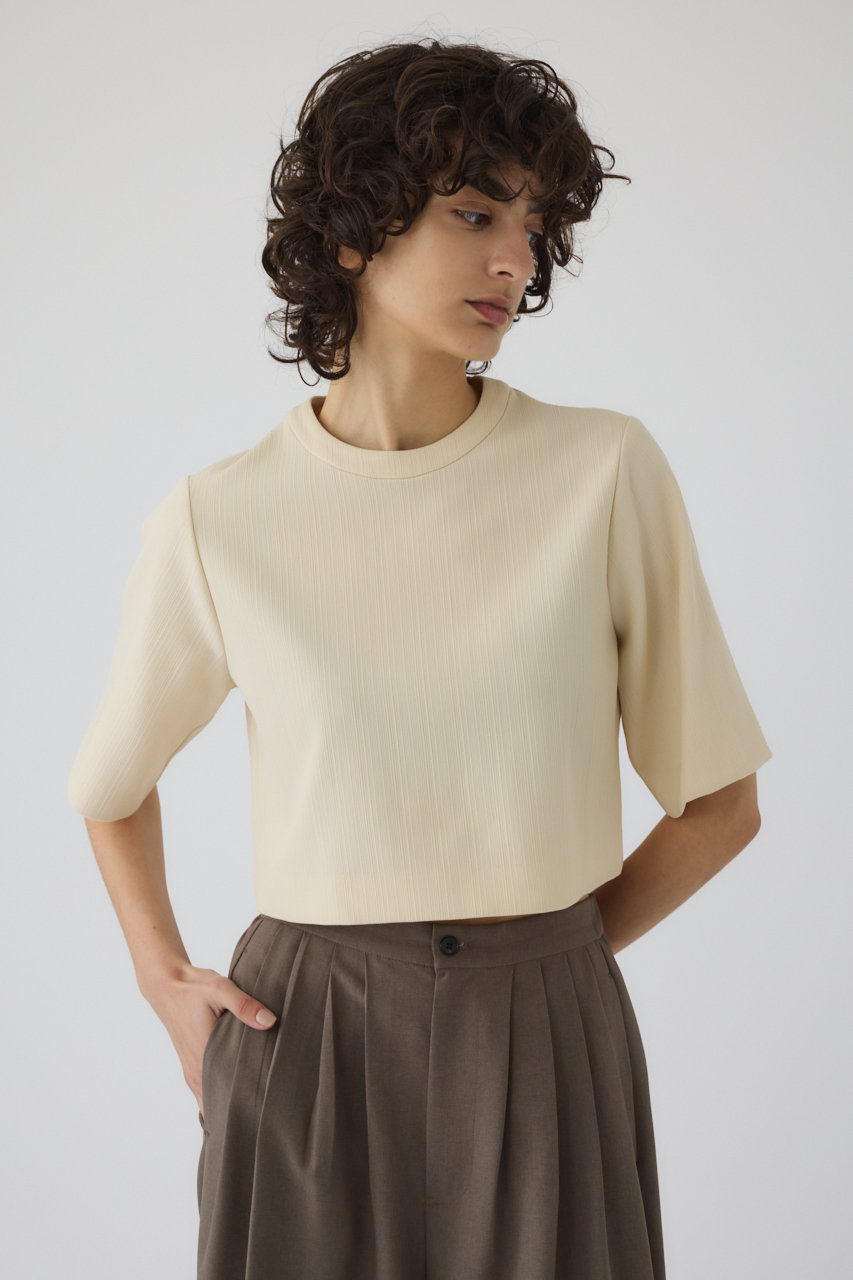 RIM.ARK（リムアーク）の「Soft rib minimum cut tops（Tシャツ