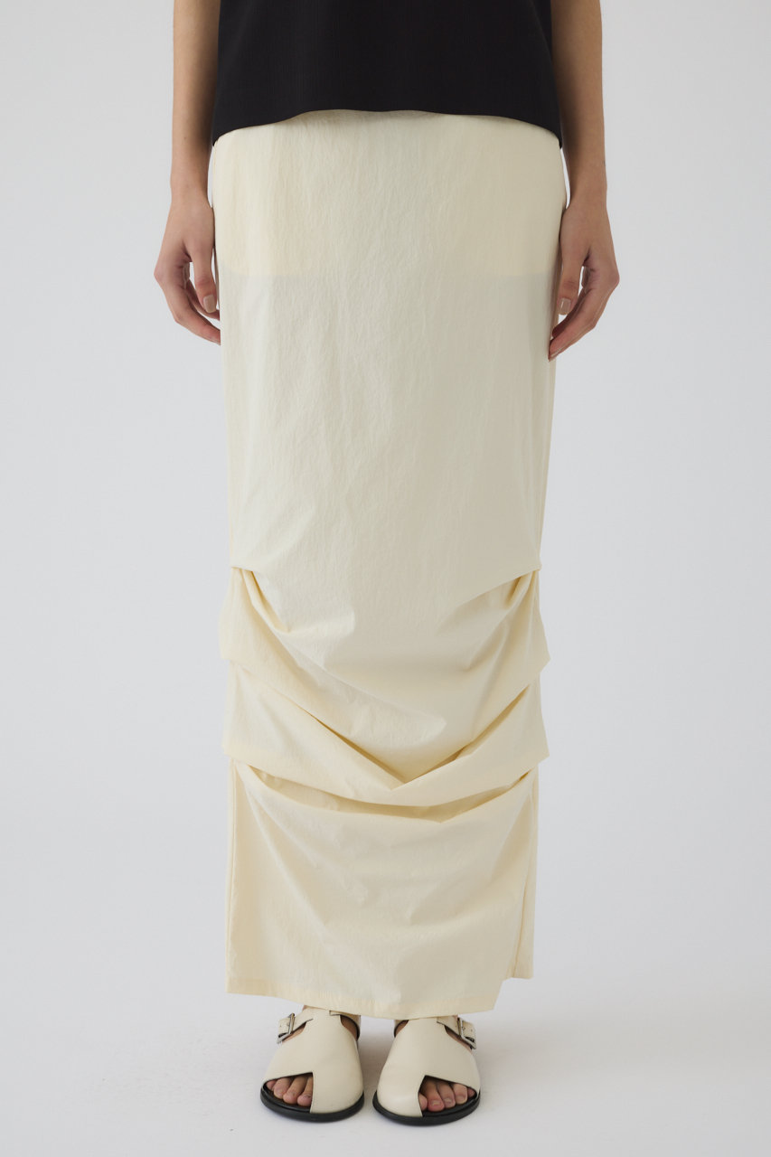 RIM.ARK Tuck volume comfort SK/スカート (ホワイト, 36) リムアーク ELLE SHOP RIM.ARK Tuck volume comfort SK/スカート (ホワイト, 36) リムアーク ELLE SHOP