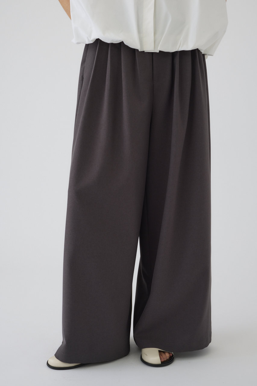 RIM.ARK Many tuck volume PT/パンツ (チャコールグレー, 38) リムアーク ELLE SHOP RIM.ARK Many tuck volume PT/パンツ (チャコールグレー, 38) リムアーク ELLE SHOP