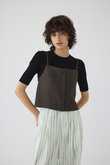 Tweed cami tops/トップス