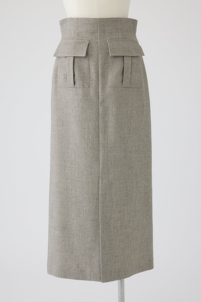 RIM.ARK Tweed high waist cargo SK/スカート (グレージュ, 36) リムアーク ELLE SHOP RIM.ARK Tweed high waist cargo SK/スカート (グレージュ, 36) リムアーク ELLE SHOP