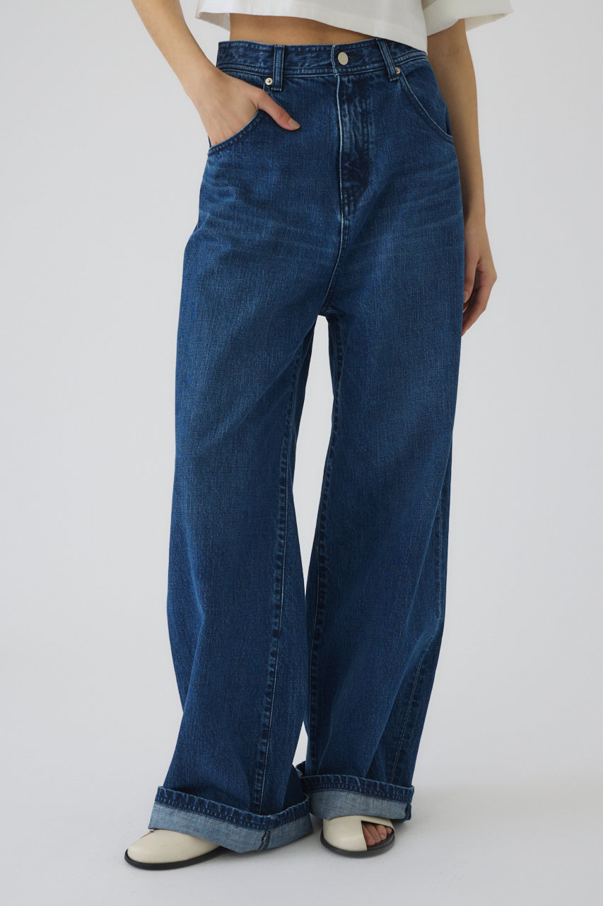 RIM.ARK Middle straight blue denim/デニム (ブルー, 36) リムアーク ELLE SHOP RIM.ARK Middle straight blue denim/デニム (ブルー, 36) リムアーク ELLE SHOP