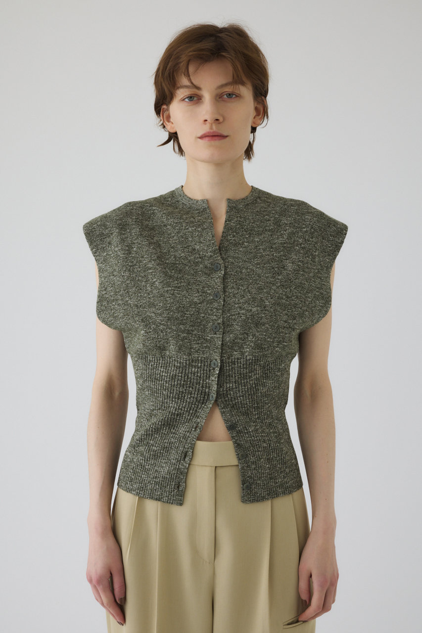 RIM.ARK（リムアーク）の「Compact melange knit T/SH（Tシャツ