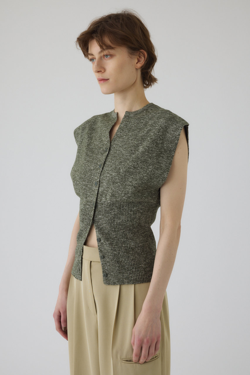 RIM.ARK(リムアーク)｜【予約販売】Mix yarn rib knit/ニット