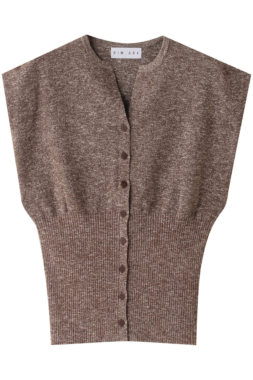 RIM.ARK Mix yarn rib knit/ニット (マルチブラウン, FREE) リムアーク ELLE SHOP RIM.ARK Mix yarn rib knit/ニット (マルチブラウン, FREE) リムアーク ELLE SHOP