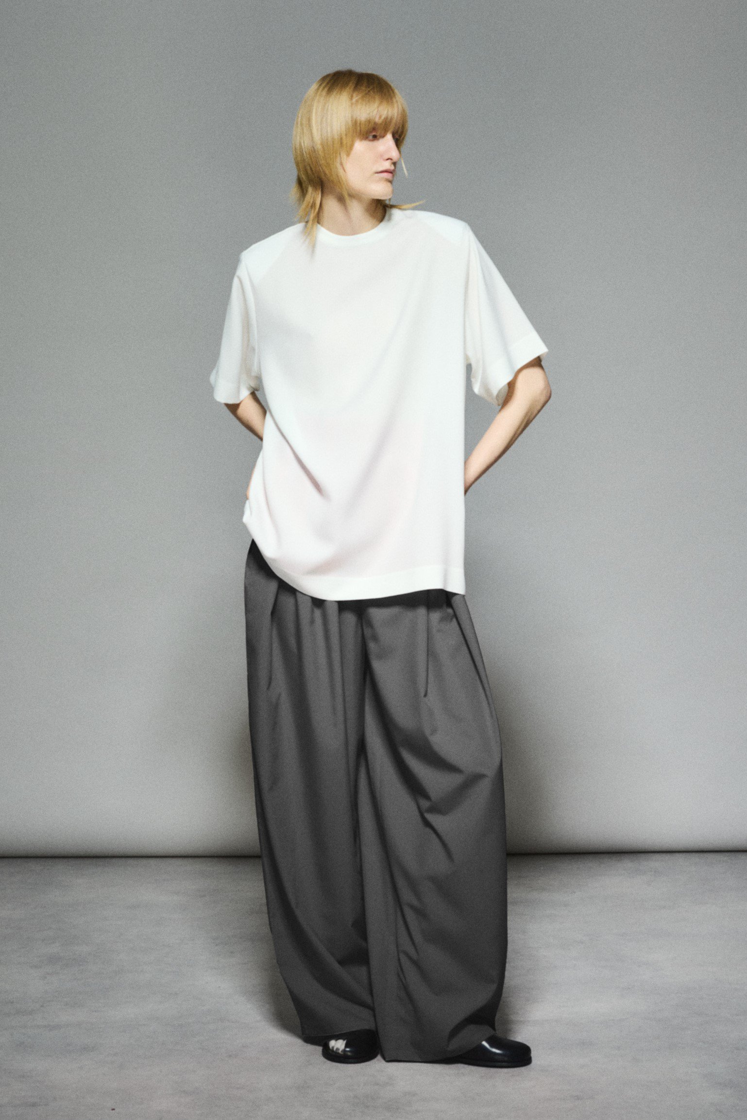 RESTOCK PRE ORDER】Oversize woven T/SH オーバーサイズ