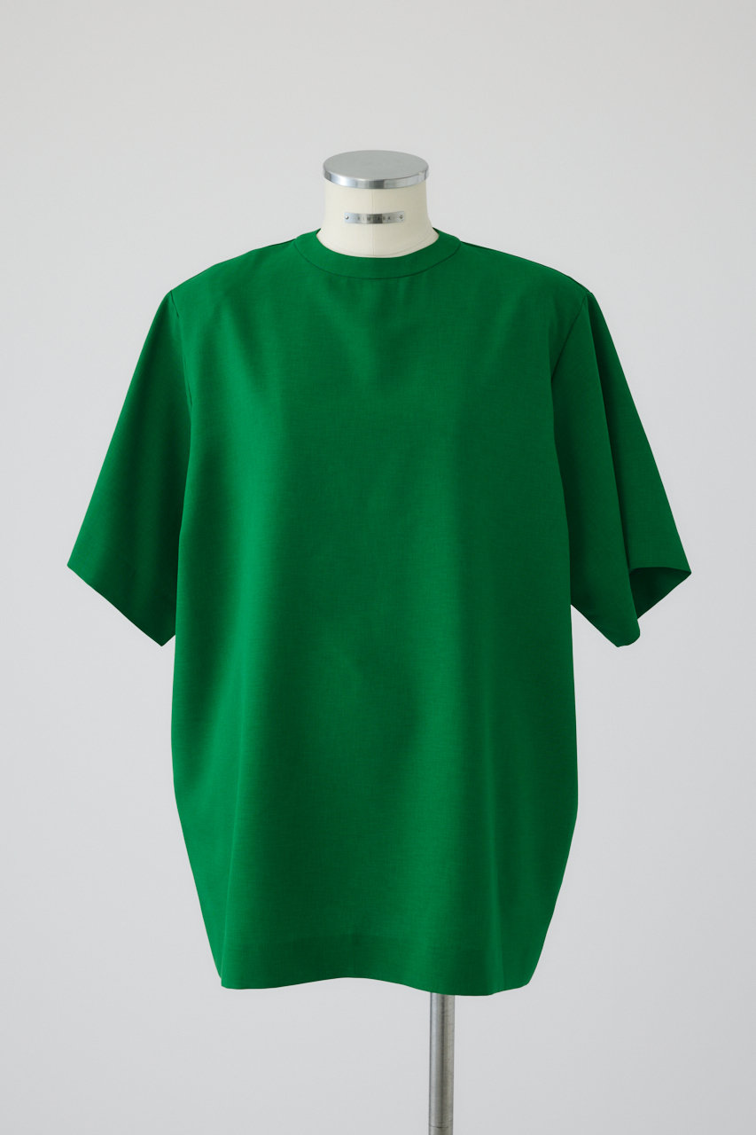 RIM.ARK Oversize woven T/SH/Tシャツ (グリーン, FREE) リムアーク ELLE SHOP RIM.ARK Oversize woven T/SH/Tシャツ (グリーン, FREE) リムアーク ELLE SHOP