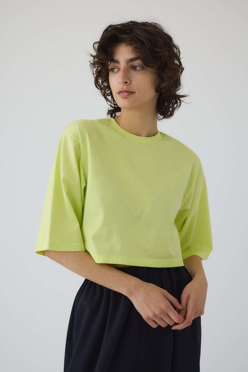 RIM.ARK New basic short tee/Tシャツ (ライム, FREE) リムアーク ELLE SHOP RIM.ARK New basic short tee/Tシャツ (ライム, FREE) リムアーク ELLE SHOP