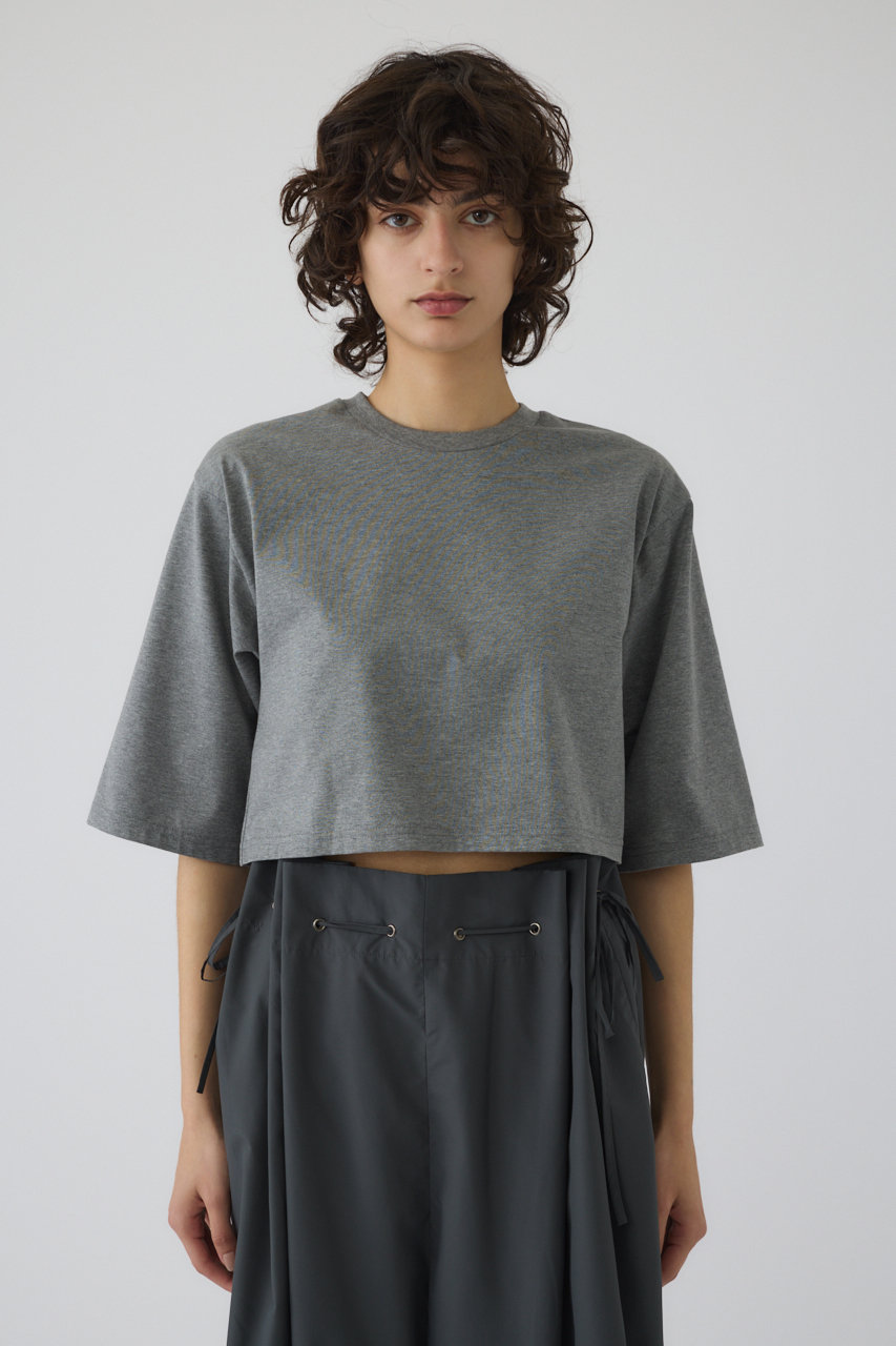 RIM.ARK New basic short tee/Tシャツ (グレー, FREE) リムアーク ELLE SHOP RIM.ARK New basic short tee/Tシャツ (グレー, FREE) リムアーク ELLE SHOP