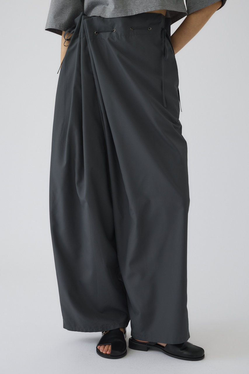 RIM.ARK Drawstring relax PT/パンツ (グレー, 36) リムアーク ELLE SHOP RIM.ARK Drawstring relax PT/パンツ (グレー, 36) リムアーク ELLE SHOP