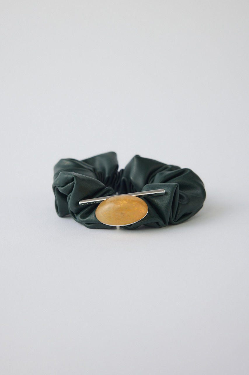 RIM.ARK Natural stone scrunchie/シュシュ (ダークグリーン, FREE) リムアーク ELLE SHOP RIM.ARK Natural stone scrunchie/シュシュ (ダークグリーン, FREE) リムアーク ELLE SHOP