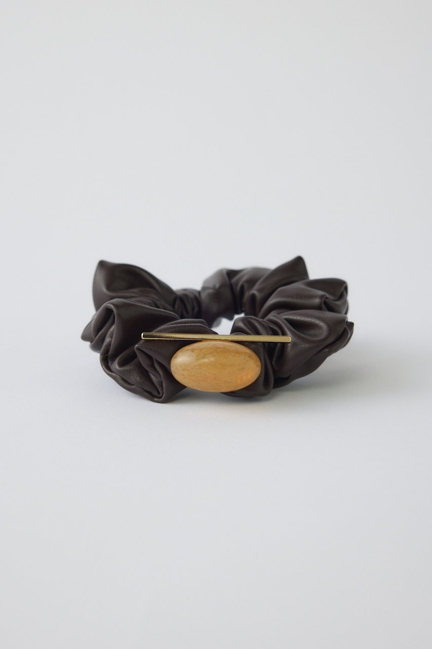 RIM.ARK Natural stone scrunchie/シュシュ (ダークブラウン, FREE) リムアーク ELLE SHOP RIM.ARK Natural stone scrunchie/シュシュ (ダークブラウン, FREE) リムアーク ELLE SHOP