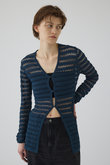 Crochet open knit C/D/ニットカーディガン