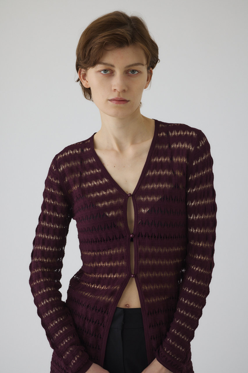 RIM.ARK(リムアーク)｜【予約販売】Crochet open knit C/D