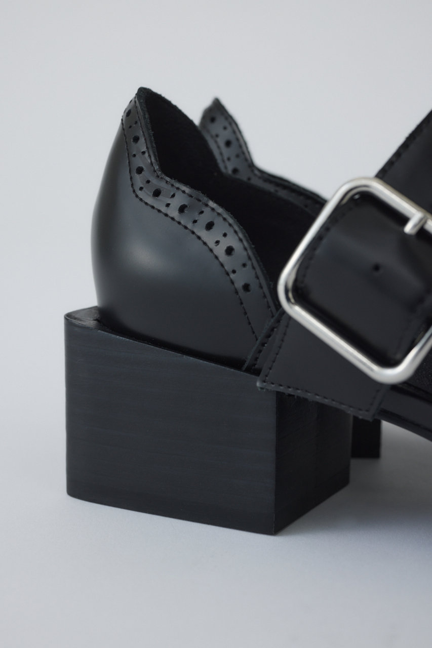 RIM.ARK(リムアーク)｜Wing tip Strap shoes/シューズ/ブラック の通販